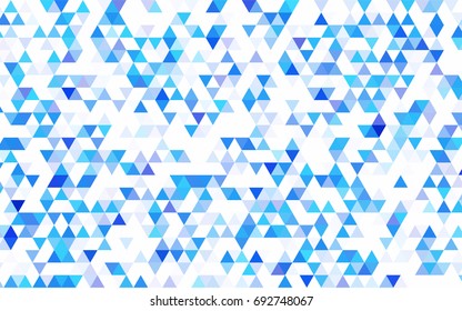 Light Purple vector abstract polygonal template. Triangular geometric sample with gradient.  A completely new design for your business.