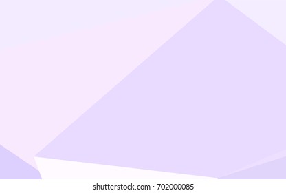 Light Purple vector abstract polygonal pattern. Shining illustration, which consist of triangles. A new texture for your design.