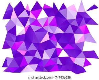 Light Purple vector abstract polygonal background. Creative geometric illustration in Origami style with gradient. Brand-new design for your business.