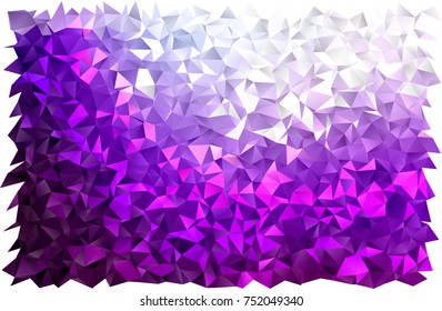 Light Purple vector abstract polygonal background. Colorful abstract illustration with gradient. Brand-new style for your business design.