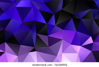 Light Purple vector abstract polygonal pattern. Modern geometrical abstract illustration with gradient. Brand-new style for your business design.