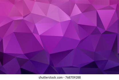 Light Purple vector abstract polygonal background. Brand-new colored illustration in blurry style with gradient. The elegant pattern can be used as part of a brand book.