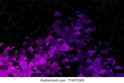 Light Purple vector abstract polygonal template. An elegant bright illustration with gradient. The template can be used as a background for cell phones.