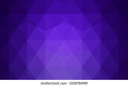Light Purple vector abstract textured polygonal background. Blurry triangle design. Pattern can be used for background.