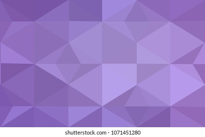 Light Purple vector abstract textured polygonal background. Blurry triangle design. Pattern can be used for background.