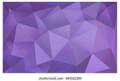 Light Purple vector abstract textured polygonal background. Blurry triangle design. Pattern can be used for background.