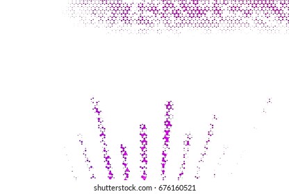 Light Purple vector abstract textured polygonal background. Brand-new blurry hexagonal design. Pattern can be used for background.