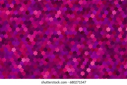 Light Purple vector abstract textured polygonal background. Brand-new blurry hexagonal design. Pattern can be used for background.