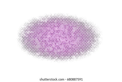 Light Purple vector abstract textured polygonal background. Brand-new blurry hexagonal design. Pattern can be used for background.