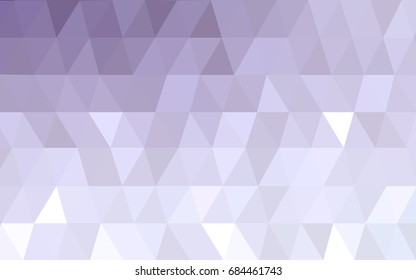 Light Purple vector abstract textured polygonal background. Blurry triangle design. Pattern can be used for background.