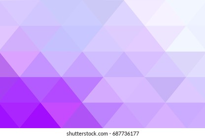 Light Purple vector abstract textured polygonal background. Blurry triangle design. Pattern can be used for background.