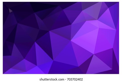 Light Purple vector abstract textured polygonal background. Blurry triangle design. Pattern can be used for background.