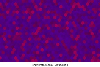 Light Purple vector abstract textured polygonal background. Brand-new blurry hexagonal design. Pattern can be used for background.