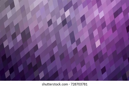 Light Purple vector abstract textured polygonal background. Blurry rectangular design. The pattern with repeating rectangles can be used for background.