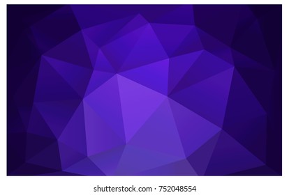 Light Purple vector abstract textured polygonal background. Blurry triangle design. Pattern can be used for background.