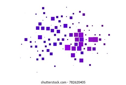 Light Purple vector abstract textured polygonal background. Blurry rectangular design. The pattern with repeating rectangles can be used for background.