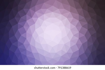 Light Purple vector abstract textured polygonal background. Blurry triangle design. Pattern can be used for background.