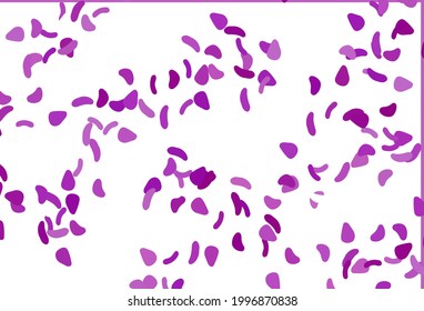 Light Purple vector backdrop with abstract shapes. Illustration with colorful gradient shapes in abstract style. Elegant design for wallpapers.