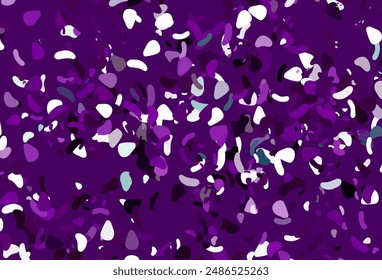Light purple vector backdrop with abstract shapes. Illustration with colorful gradient shapes in abstract style. Elegant design for wallpapers.