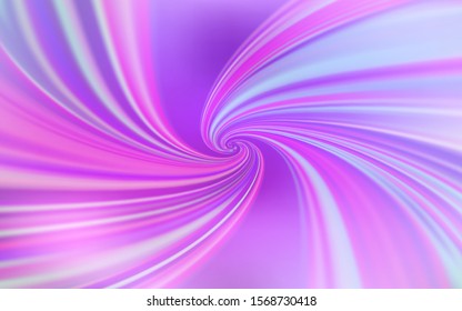 Light Purple vector backdrop with bent lines. Colorful geometric sample with gradient lines.  The best colorful design for your business.