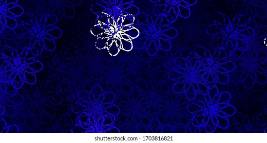 Light Purple vector backdrop with bent lines. Colorful geometric sample with gradient curves.  Smart design for your promotions.