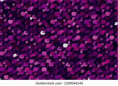 Light Purple vector backdrop with bent lines. A completely new color illustration in marble style. New composition for your brand book.