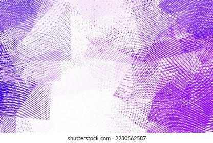 Light Purple vector backdrop with bent lines. Modern gradient abstract illustration with bandy lines. Brand new design for your ad.