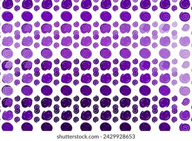 Light Purple vector backdrop with bent lines. A vague circumflex abstract illustration with gradient. The template for cell phone backgrounds.