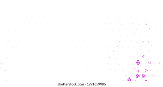 Light purple vector backdrop with chaotic shapes. Modern abstract illustration with gradient random forms. Simple illustration for your web site.