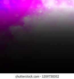 Light Purple vector backdrop with circles. Modern abstract illustration with colorful circle shapes. Design for posters, banners.