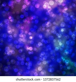 Light Purple vector backdrop with circles. Abstract colorful disks on simple gradient background. Pattern for websites, landing pages.