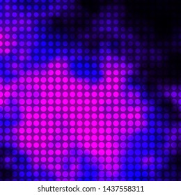 Light Purple vector backdrop with circles. Illustration with set of shining colorful abstract spheres. Design for your commercials.