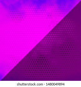 Light Purple vector backdrop with circles. Modern abstract illustration with colorful circle shapes. Pattern for booklets, leaflets.