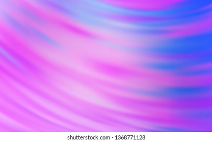 Light Purple vector backdrop with curved lines. A sample with colorful lines, shapes. Elegant pattern for a brand book.