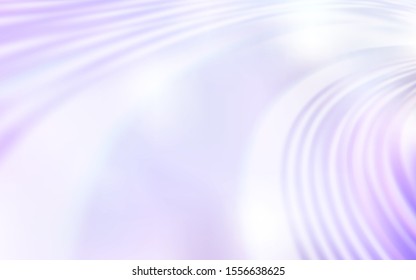 Light Purple vector backdrop with curved lines. A sample with colorful lines, shapes. Abstract style for your business design.
