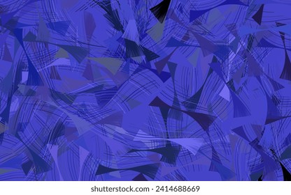 Light Purple vector backdrop with curved lines.