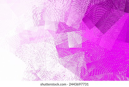 Light Purple vector backdrop with curved lines. Brand new colorful illustration in curved style. Simple template for your design.