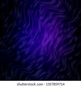 Light Purple vector backdrop with curves. Colorful geometric sample with gradient curves.  Pattern for booklets, leaflets.