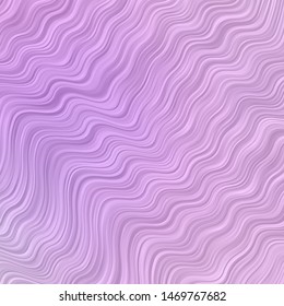 Light Purple vector backdrop with curves. Colorful illustration with curved lines. Template for your UI design.