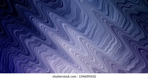 Light Purple vector backdrop with curves. Bright sample with colorful bent lines, shapes. Design for your business promotion.