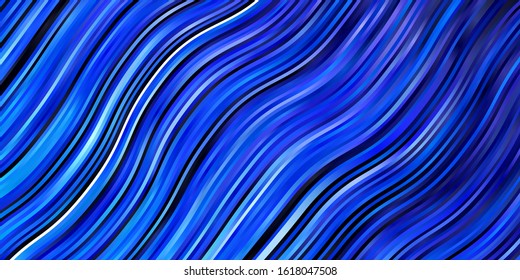 Light Purple vector backdrop with curves. Colorful illustration, which consists of curves. Best design for your posters, banners.