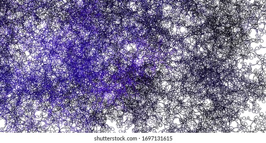Light Purple vector backdrop with curves. Bright sample with colorful bent lines, shapes. Best design for your ad, poster, banner.
