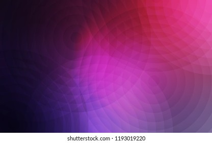 Light Purple vector backdrop with dots. Blurred bubbles on abstract background with colorful gradient. Beautiful design for your business advert.