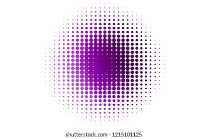 Light Purple vector backdrop with dots. Beautiful colored illustration with blurred circles in nature style. Design for posters, banners.