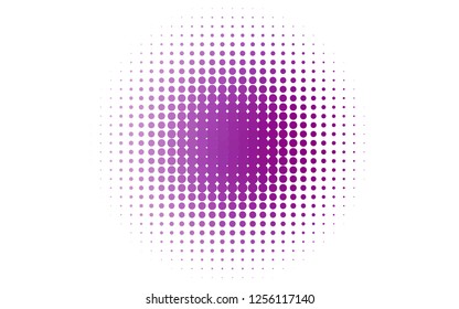 Light Purple vector backdrop with dots. Abstract illustration with colored bubbles in nature style. Pattern for ads, leaflets.
