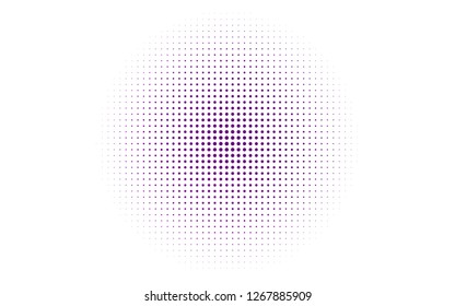 Light Purple vector backdrop with dots. Blurred bubbles on abstract background with colorful gradient. Pattern of water, rain drops.