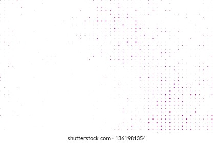 Light Purple vector backdrop with dots. Beautiful colored illustration with blurred circles in nature style. Design for posters, banners.