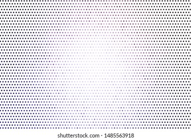 Light Purple vector backdrop with dots. Blurred decorative design in abstract style with bubbles. Pattern for ads, leaflets.