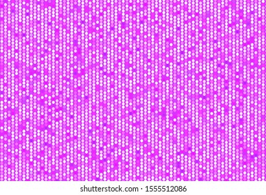Light Purple vector backdrop with dots. Blurred bubbles on abstract background with colorful gradient. Design for your business advert.