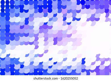 Light Purple vector backdrop with dots. Illustration with set of shining colorful abstract circles. Design for poster, banner of websites.